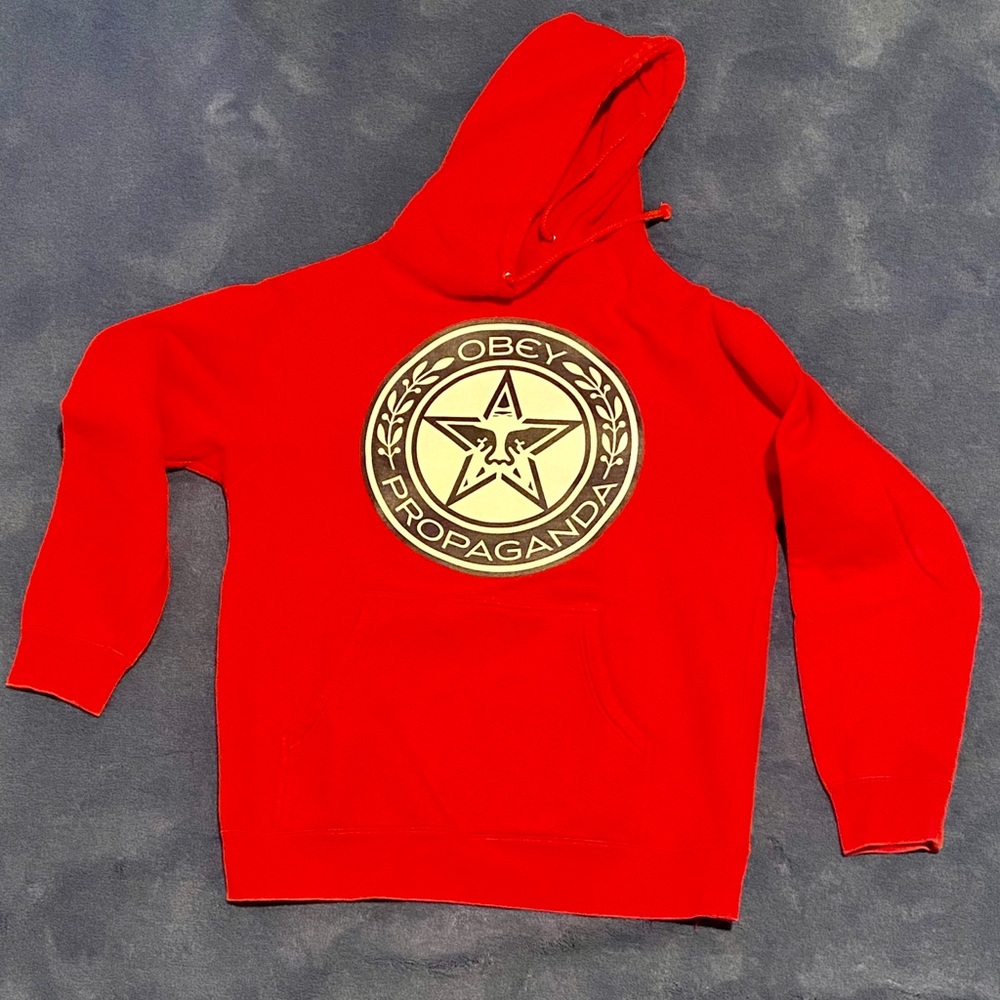 Obey Red Hoodie